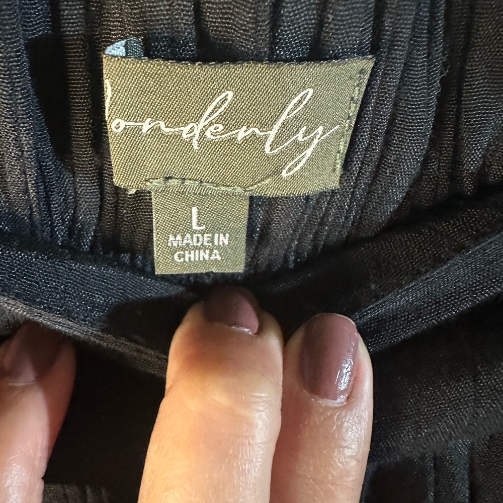 Wonderly black Tiered Maxi Skirt - Picture 3 of 3